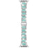 38/40/41mm Suitable for Apple metal strap Apple Watch Strap 2 / 3 / 4 / 5 / 6 / 7 diamond inlaid three bead stainless steel strap