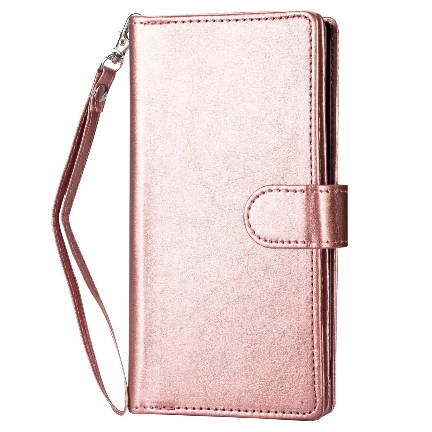 Samsung Galaxy S23 Ultra 2 IN 1 Leather Wallet Case with 9 Credit Card Slots and Removable Back Cover