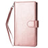 Samsung Galaxy S23 Ultra 2 IN 1 Leather Wallet Case with 9 Credit Card Slots and Removable Back Cover
