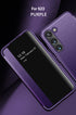 Samsung Galaxy S23 Side window flap Smart leather cover Case