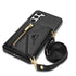 Samsung Galaxy S23 Plus lanyard 2 in 1 Leather card bag case card slots