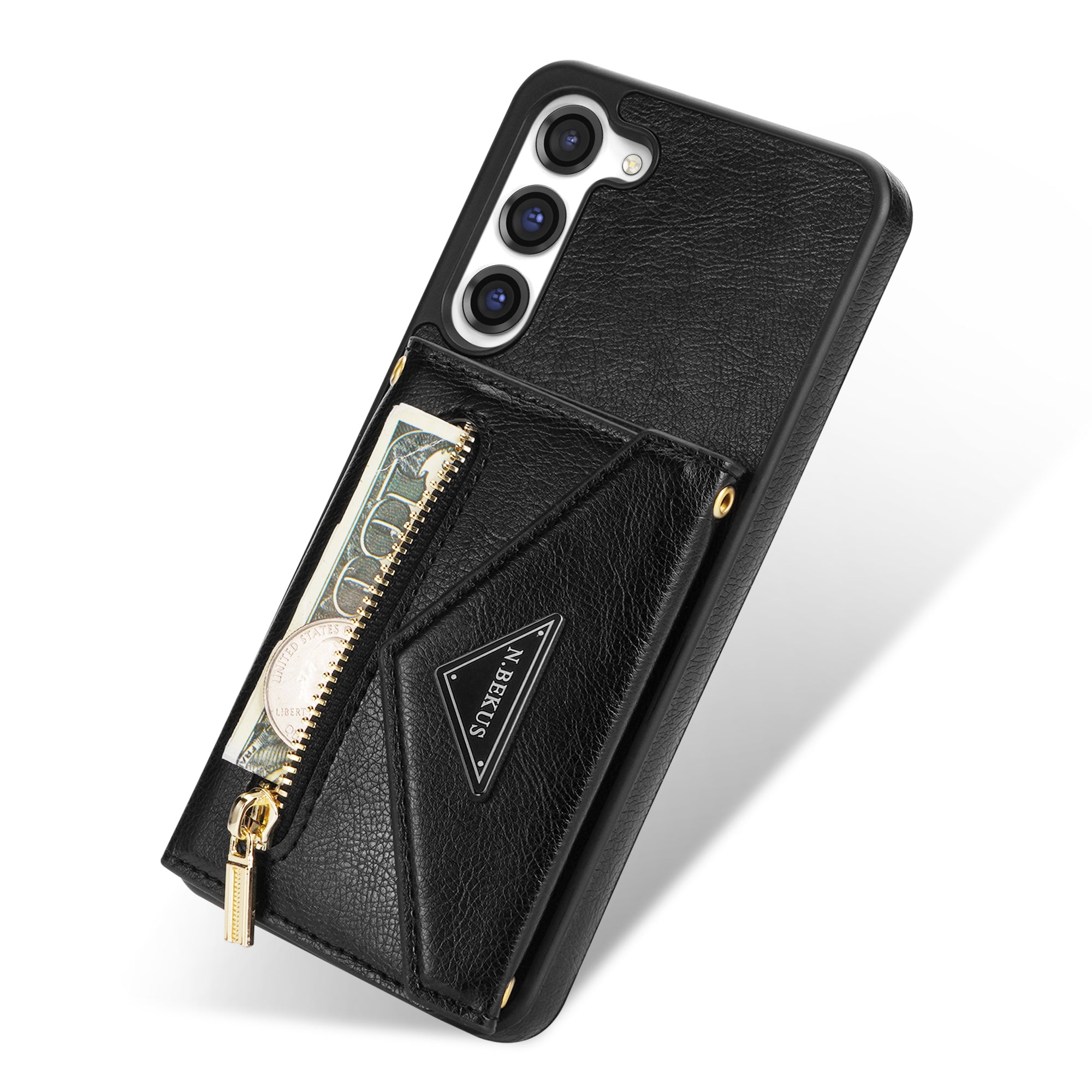 Samsung Galaxy S23 lanyard 2 in 1 Leather card bag case card slots