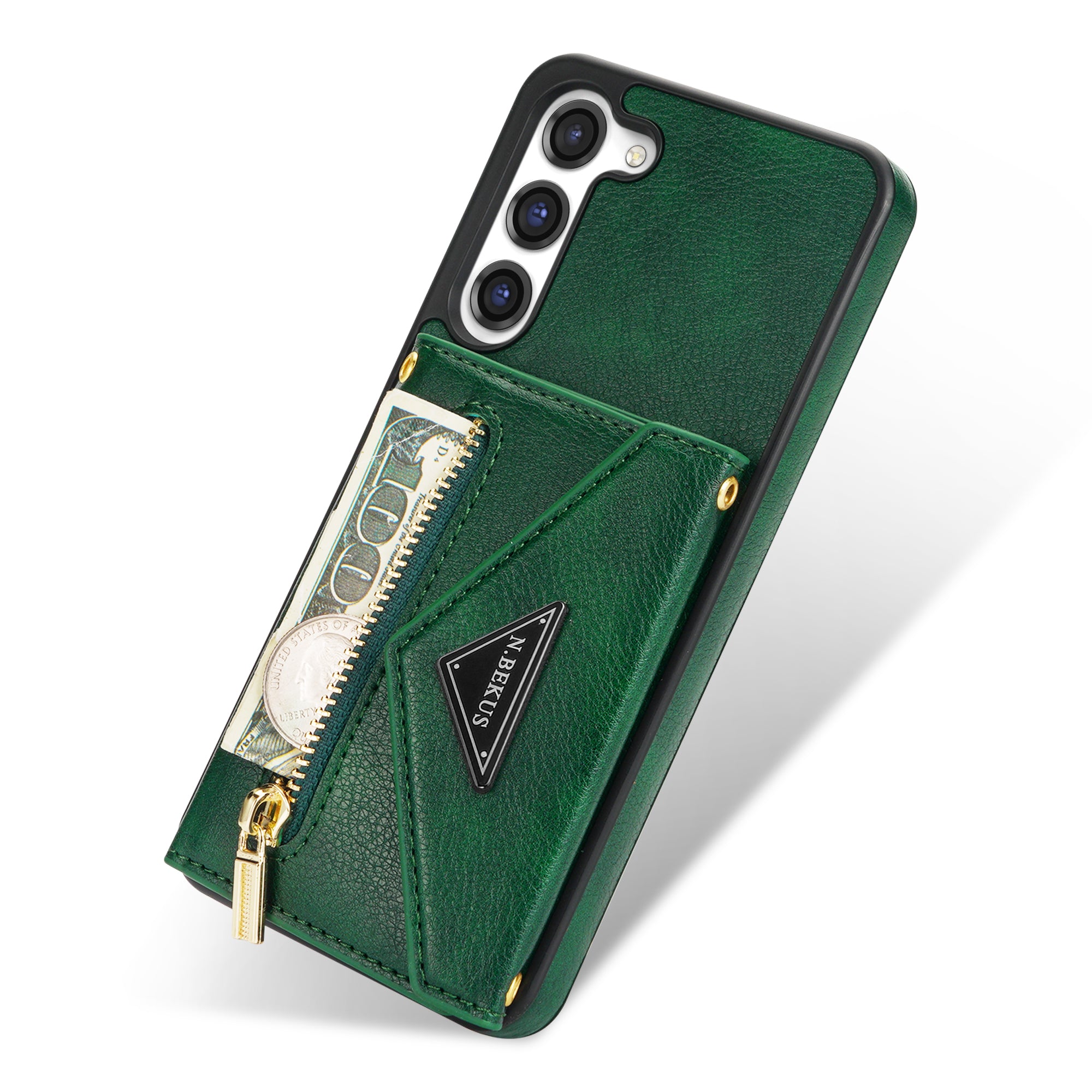 Samsung Galaxy S23 lanyard 2 in 1 Leather card bag case card slots