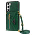 Samsung Galaxy S23 lanyard 2 in 1 Leather card bag case card slots