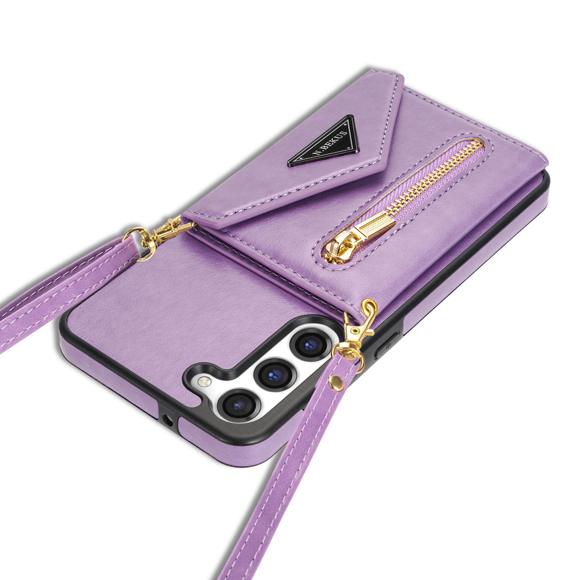 Samsung Galaxy S23 lanyard 2 in 1 Leather card bag case card slots