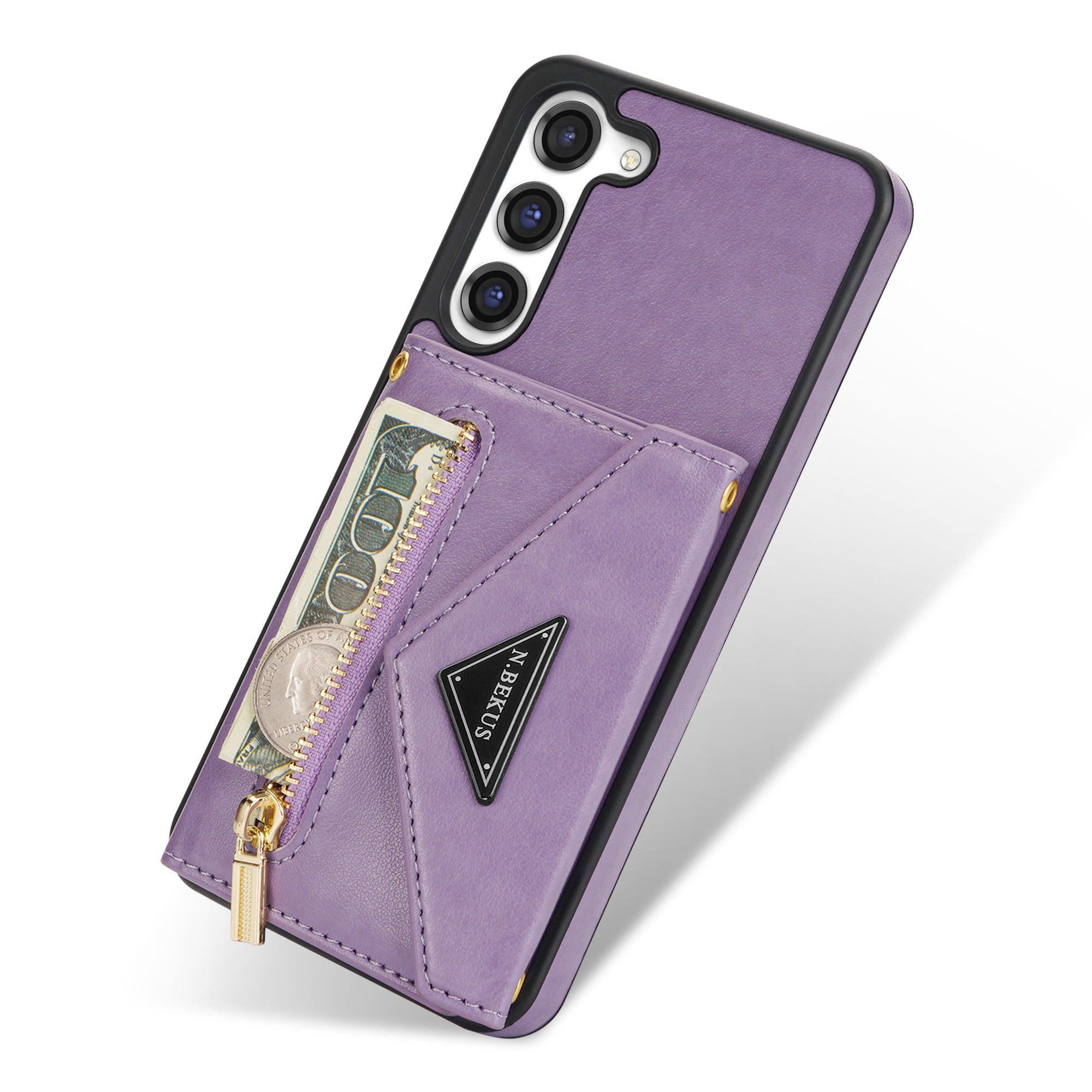 Samsung Galaxy S23 Plus lanyard 2 in 1 Leather card bag case card slots