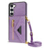 Samsung Galaxy S23 lanyard 2 in 1 Leather card bag case card slots