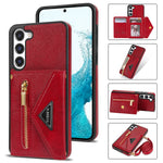 Samsung Galaxy S23 Plus lanyard 2 in 1 Leather card bag case card slots