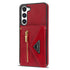 Samsung Galaxy S23 Plus lanyard 2 in 1 Leather card bag case card slots
