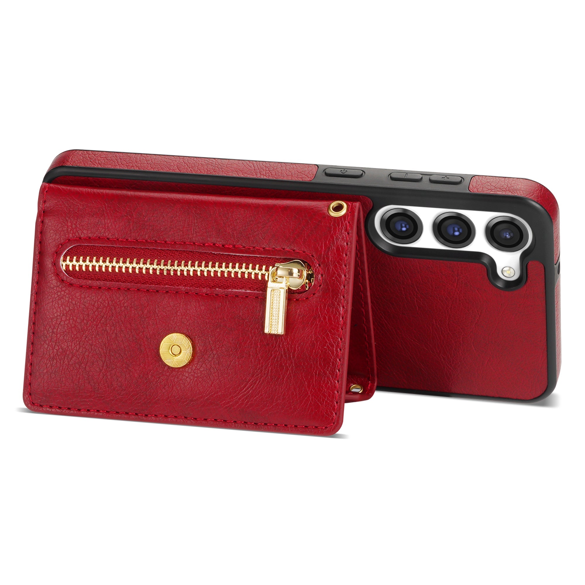 Samsung Galaxy S23 Plus lanyard 2 in 1 Leather card bag case card slots