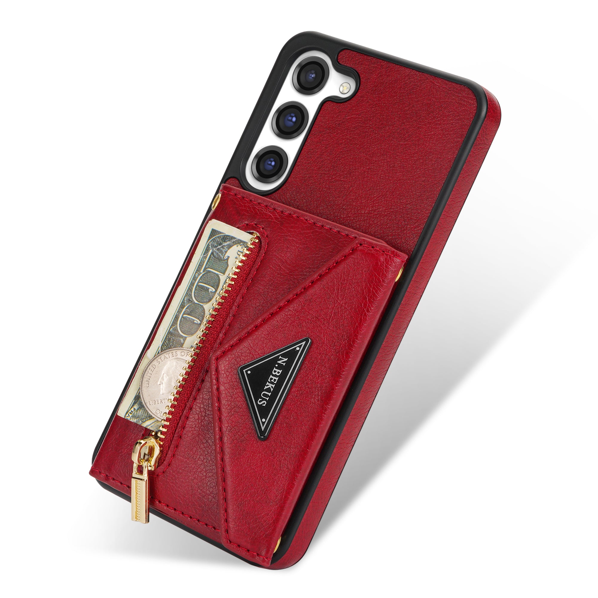 Samsung Galaxy S23 lanyard 2 in 1 Leather card bag case card slots