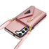 Samsung Galaxy S23 Plus lanyard 2 in 1 Leather card bag case card slots