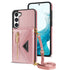 Samsung Galaxy S23 Plus lanyard 2 in 1 Leather card bag case card slots