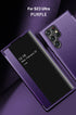 Samsung Galaxy S23 UItra Side window flap Smart  leather cover Case