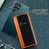 Samsung Galaxy S23 UItra Side window flap Smart  leather cover Case