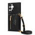Samsung Galaxy S23 Ultra lanyard 2 in 1 Leather card bag case card slots