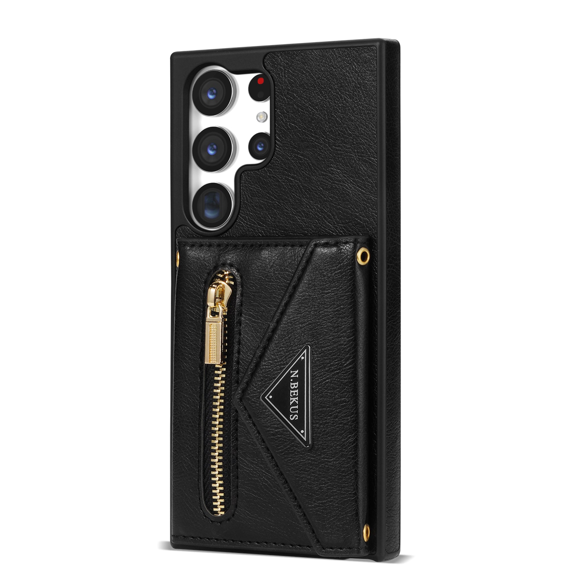Samsung Galaxy S23 Ultra lanyard 2 in 1 Leather card bag case card slots