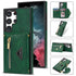 Samsung Galaxy S23 Ultra lanyard 2 in 1 Leather card bag case card slots
