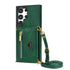Samsung Galaxy S23 Ultra lanyard 2 in 1 Leather card bag case card slots