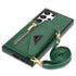 Samsung Galaxy S23 Ultra lanyard 2 in 1 Leather card bag case card slots