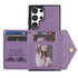 Samsung Galaxy S23 Ultra lanyard 2 in 1 Leather card bag case card slots