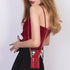 Samsung Galaxy S23 Ultra lanyard 2 in 1 Leather card bag case card slots
