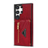 Samsung Galaxy S23 Ultra lanyard 2 in 1 Leather card bag case card slots