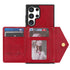 Samsung Galaxy S23 Ultra lanyard 2 in 1 Leather card bag case card slots