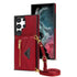 Samsung Galaxy S23 Ultra lanyard 2 in 1 Leather card bag case card slots