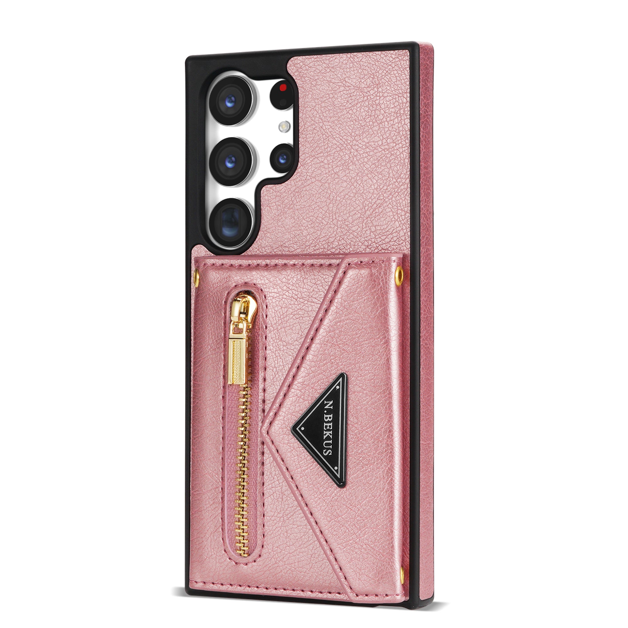Samsung Galaxy S23 Ultra lanyard 2 in 1 Leather card bag case card slots