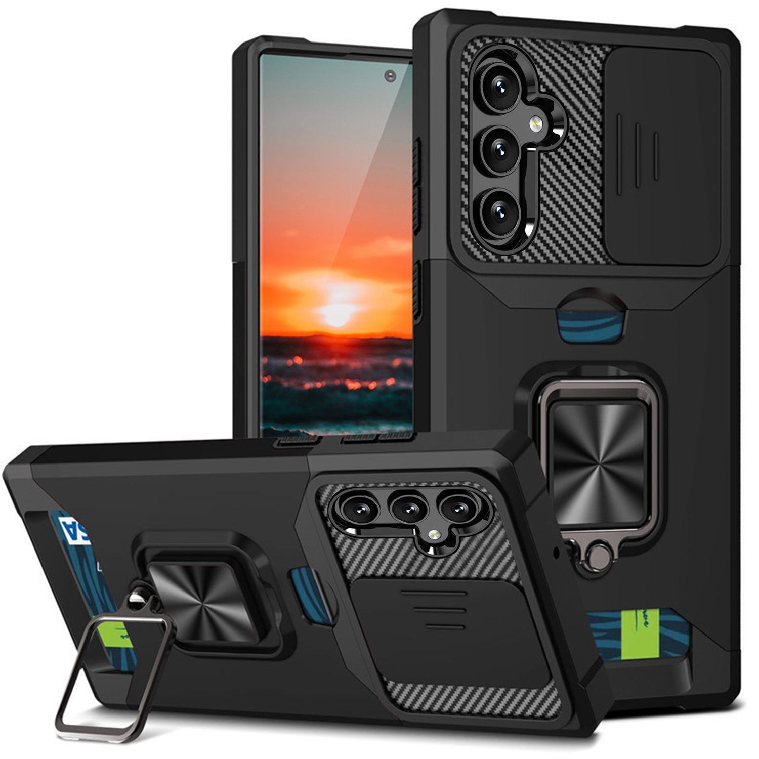 Samsung Galaxy S23 Sliding window with kickstand Phone Case