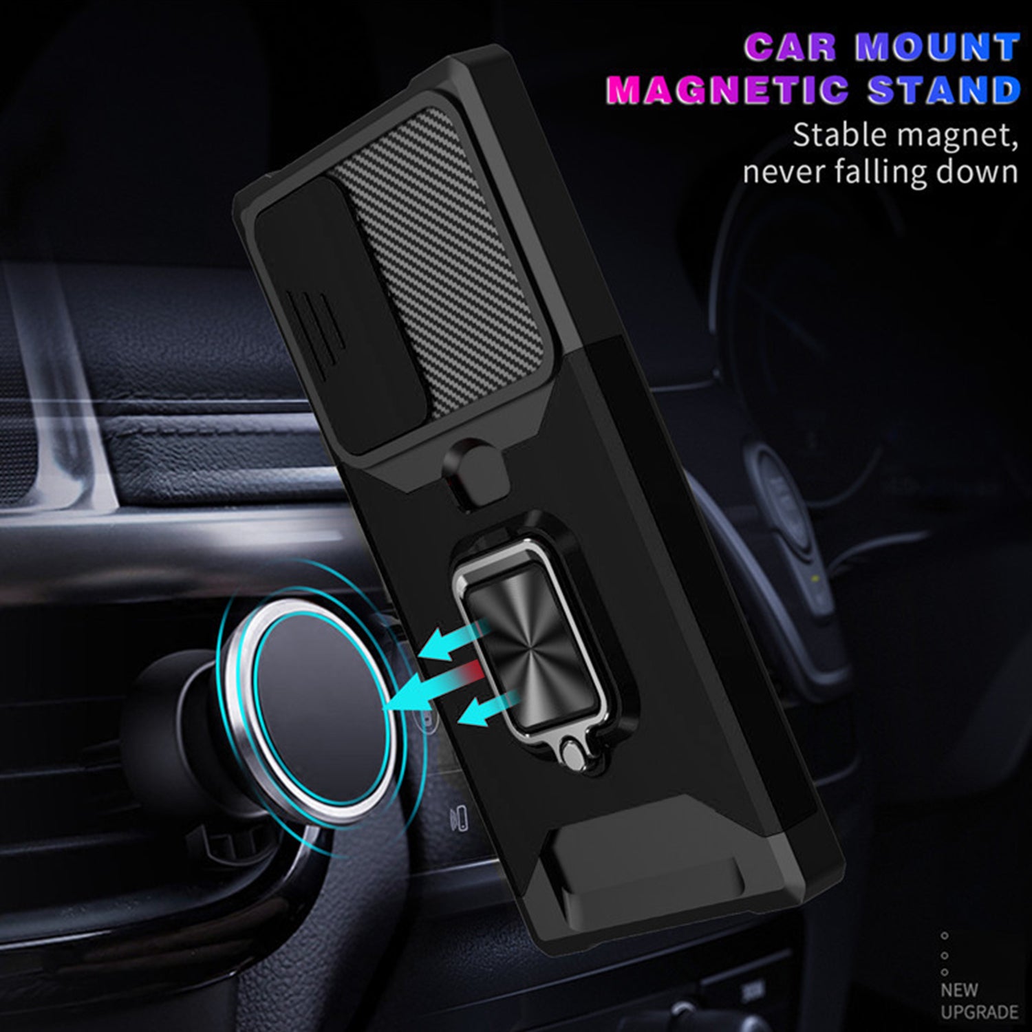 Samsung Galaxy S23 Plus Sliding window with kickstand Phone Case