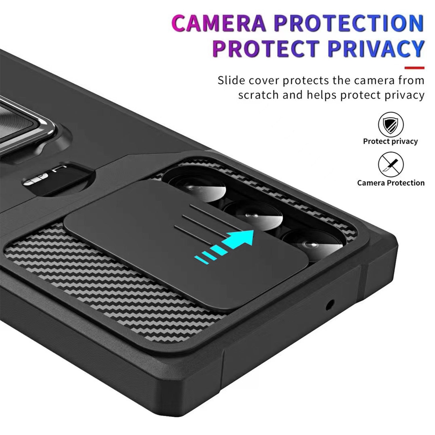 Samsung Galaxy S23 Plus Sliding window with kickstand Phone Case
