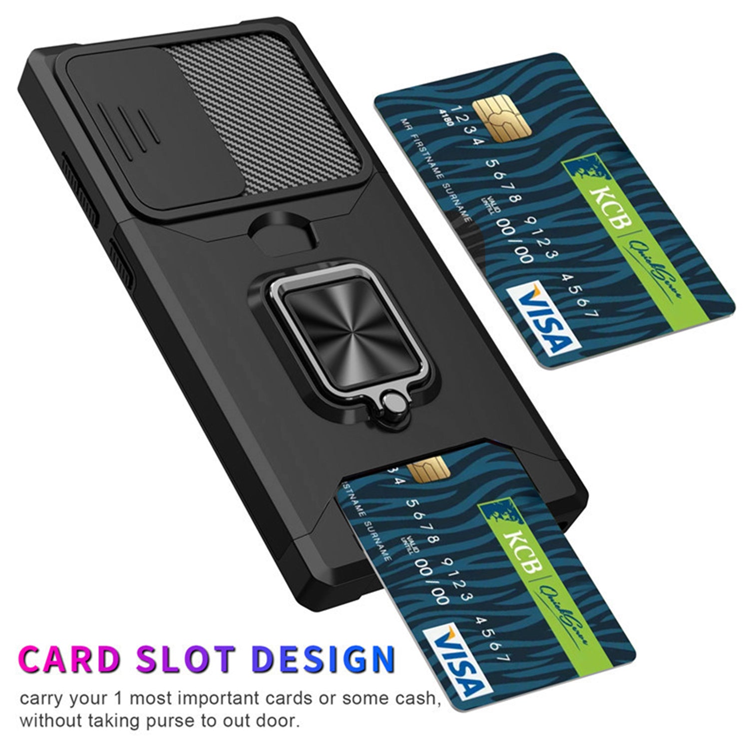 Samsung Galaxy S23 Sliding window with kickstand Phone Case