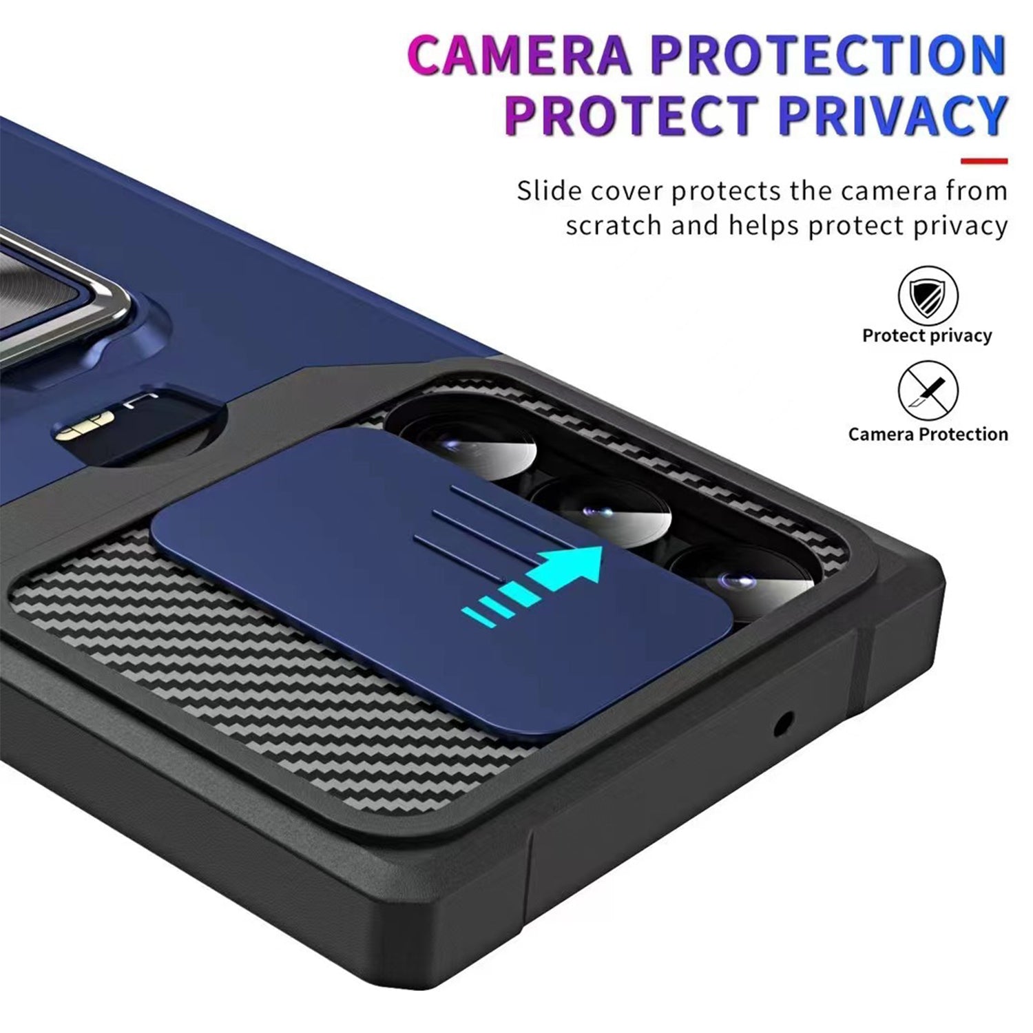 Samsung Galaxy S23 Plus Sliding window with kickstand Phone Case