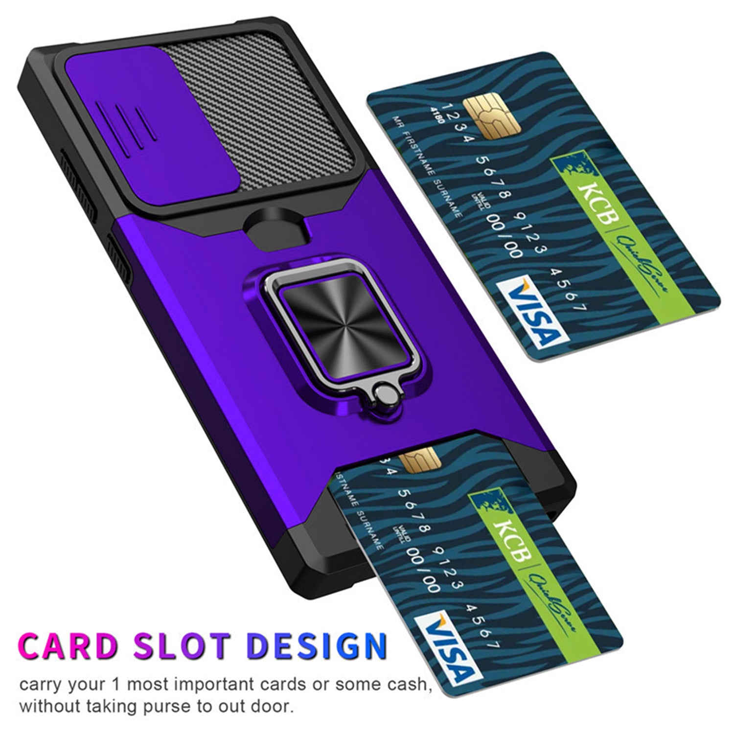 Samsung Galaxy S23 Sliding window with kickstand Phone Case