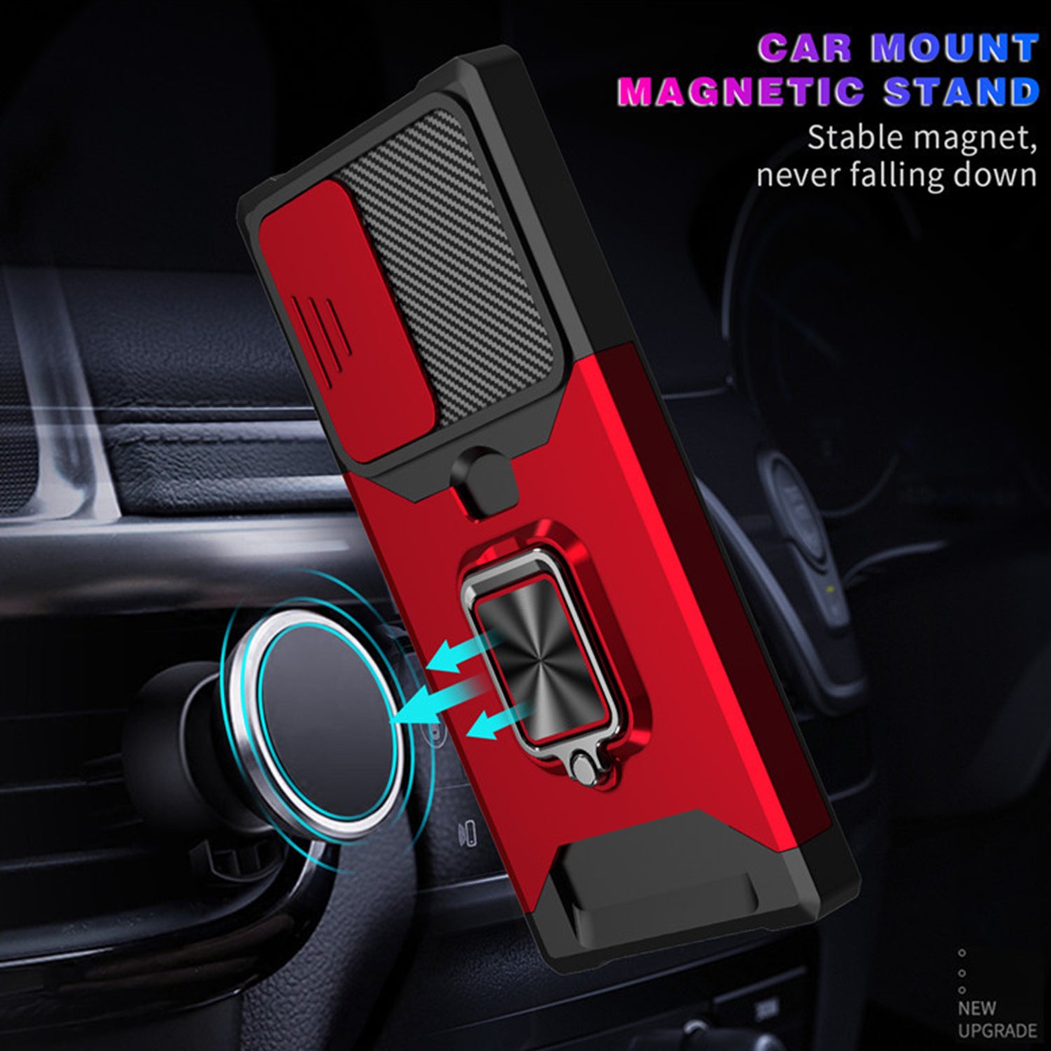 Samsung Galaxy S23 Plus Sliding window with kickstand Phone Case