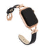 38/40/41mm Apple Watch series 7/6/5/4/3/2/1 metal  leather strap