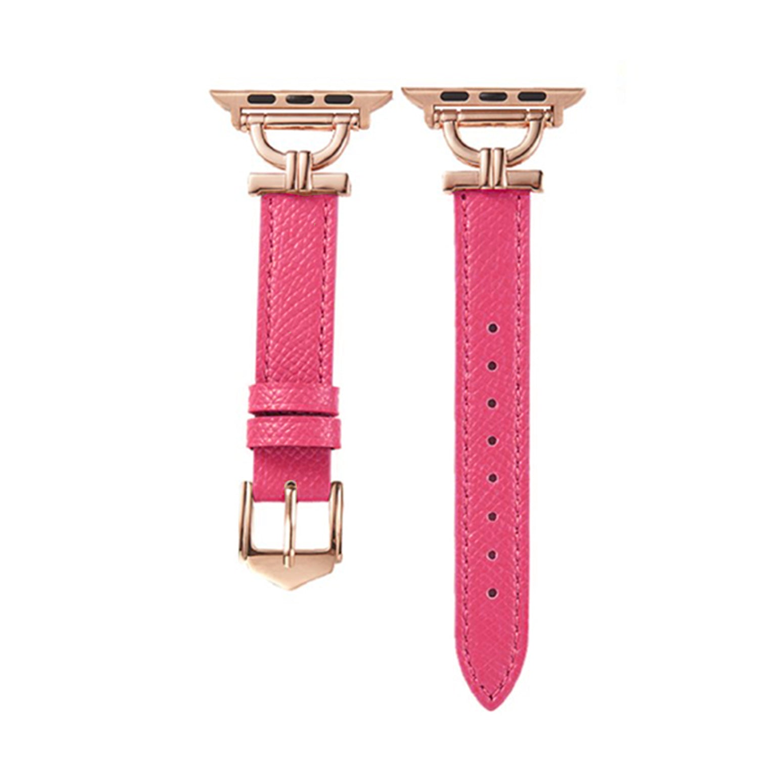 42/44/45mm Apple Watch series 7/6/5/4/3/2/1 metal  leather strap