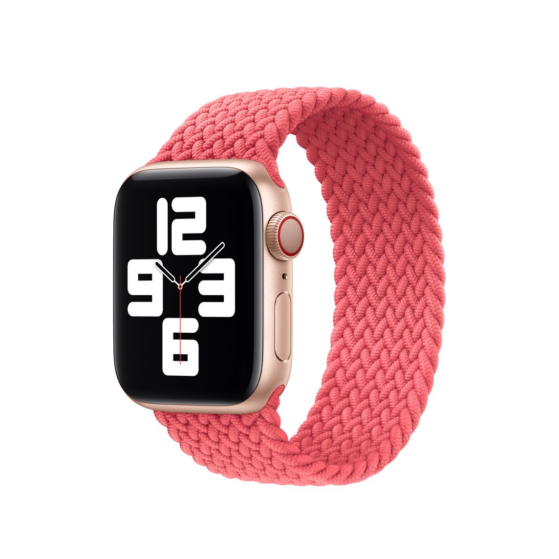 38/40/41mm New Braided Solo Loop Fabric Nylon Strap for i-Watch Series 7/6/5/4/3/2/1