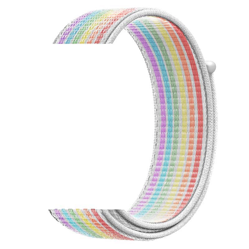 42/44/45mm Adjustable fine woven nylon sport loop Fine woven nylon sport loop strap, Esuitable for Apple Watch series SE/7/6/5/4/3/2/1