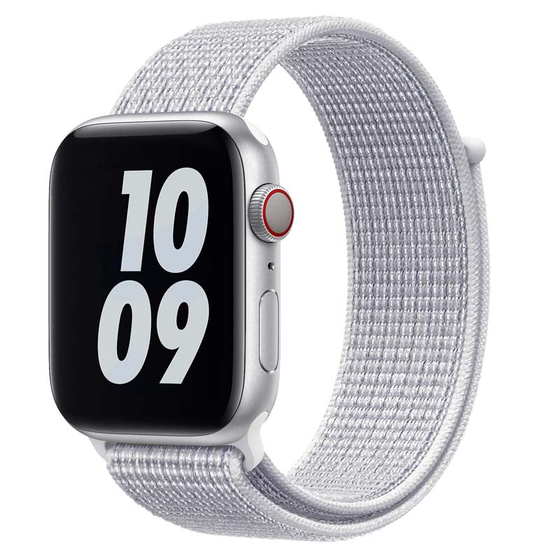 42/44/45mm Adjustable fine woven nylon sport loop Fine woven nylon sport loop strap, Esuitable for Apple Watch series SE/7/6/5/4/3/2/1