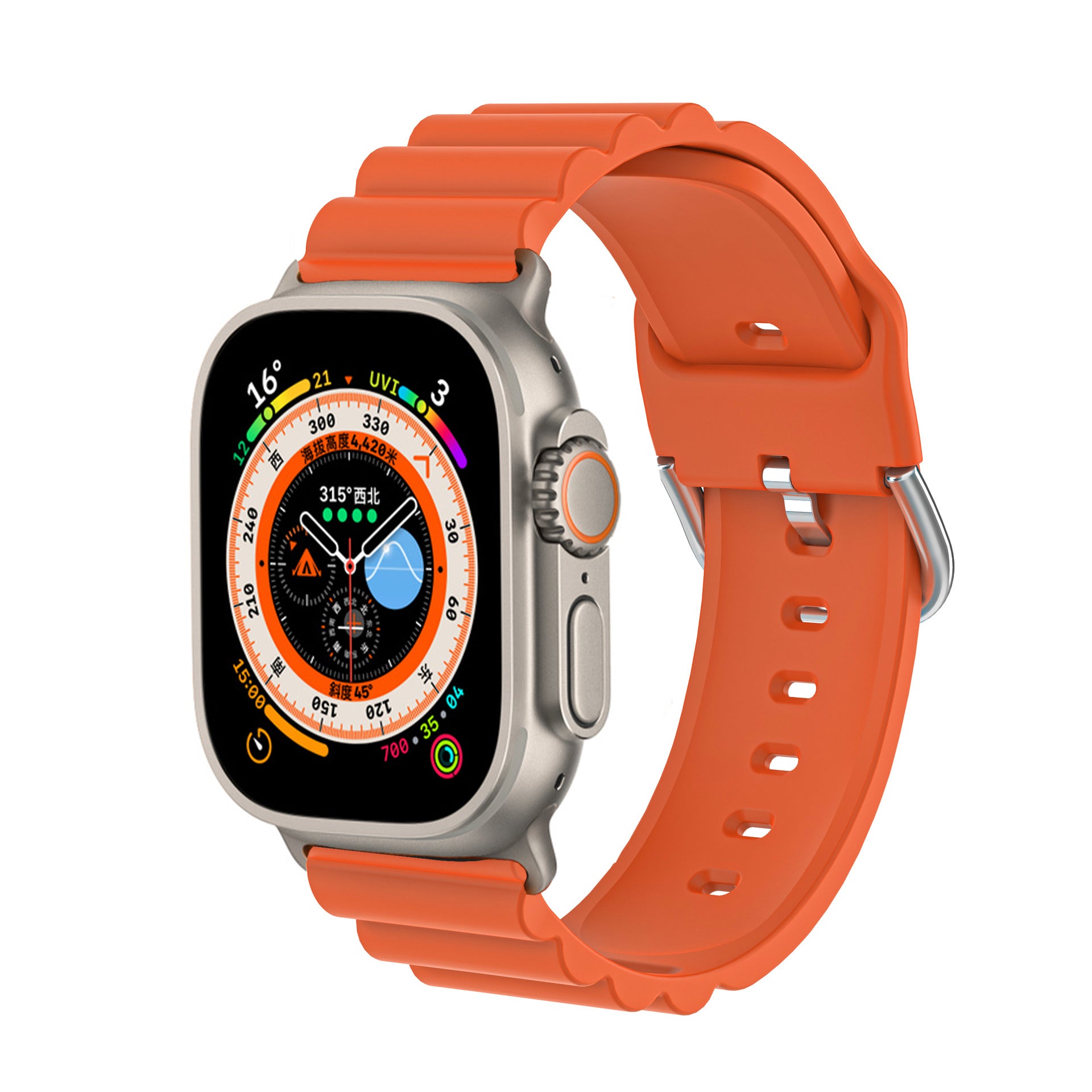 38/40/41mm Apple Watch Series 1/2/3/4/5/6/7/8/SE silicone strap