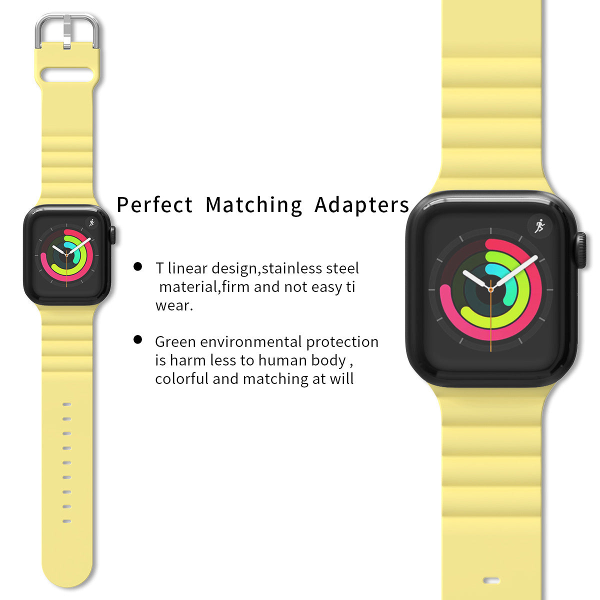 38/40/41mm Apple Watch Series 1/2/3/4/5/6/7/8/SE silicone strap