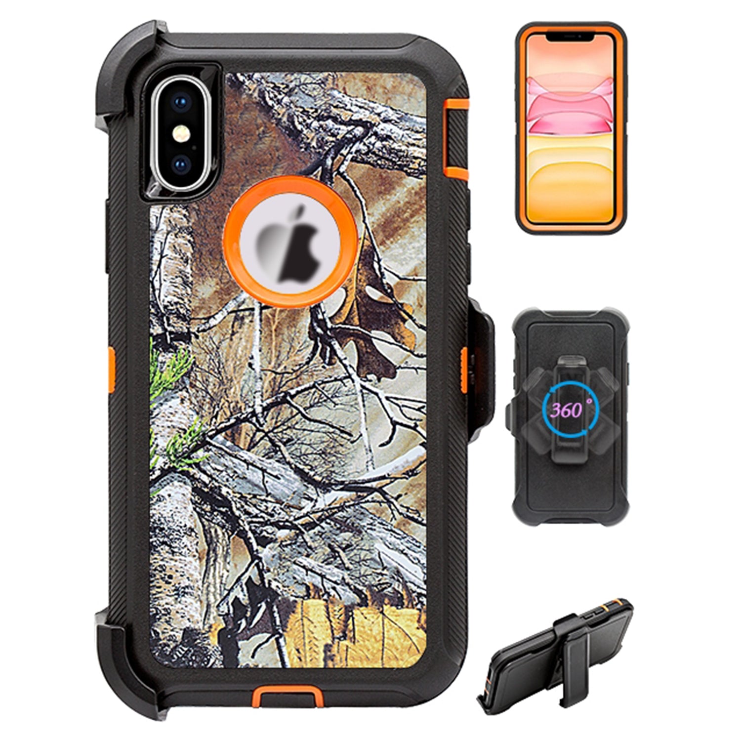 Design Full Protection Heavy Duty Case for Apple iPhone Xs Max(6.5")