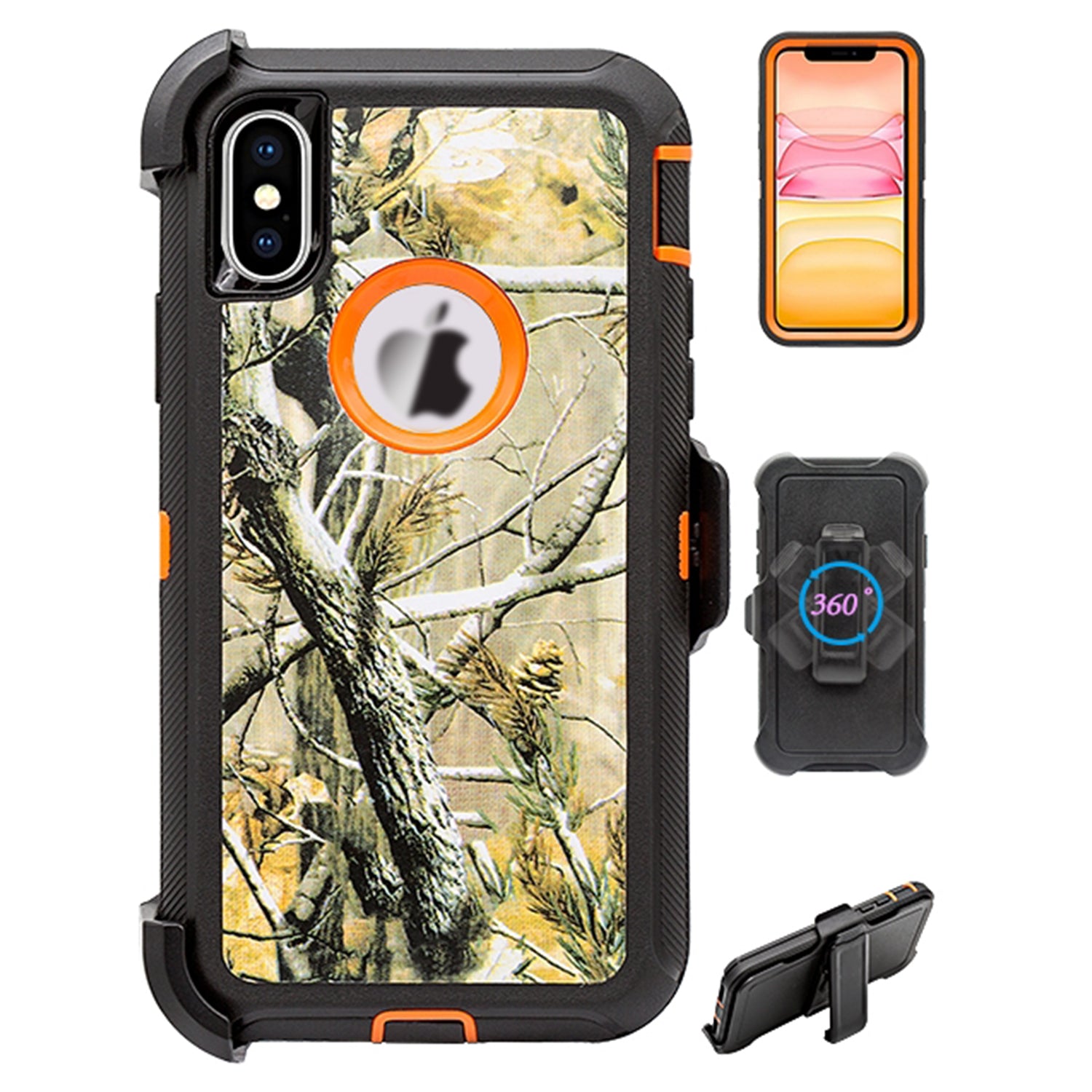 Design Full Protection Heavy Duty Case for Apple iPhone Xs Max(6.5")