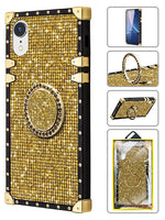 TPU Luxury Diamonds Fashion Case with Kickstand for iPhone XR