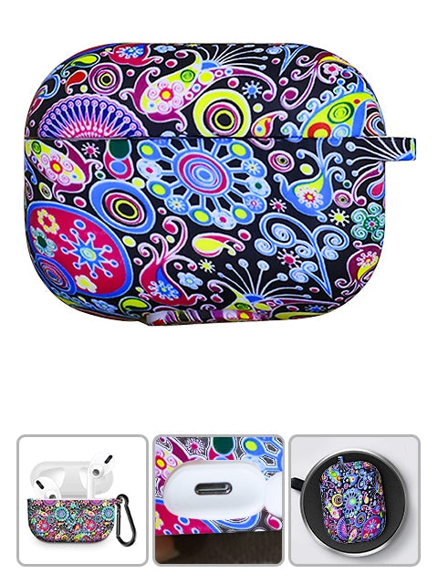 AirPods Pro Case Cover with Carabiner Silicone Compatible with Apple AirPods Pro 2019