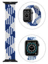 42/44/45mm Twister Braided Solo Loop Fabric Nylon Strap for i-Watch Series 7/6/5/4/3/2/1