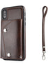 iPhone Xs Max (6.5") 2 in 1 Leather Wallet Case With 9 Credit Card Slots and Removable Back Cover 